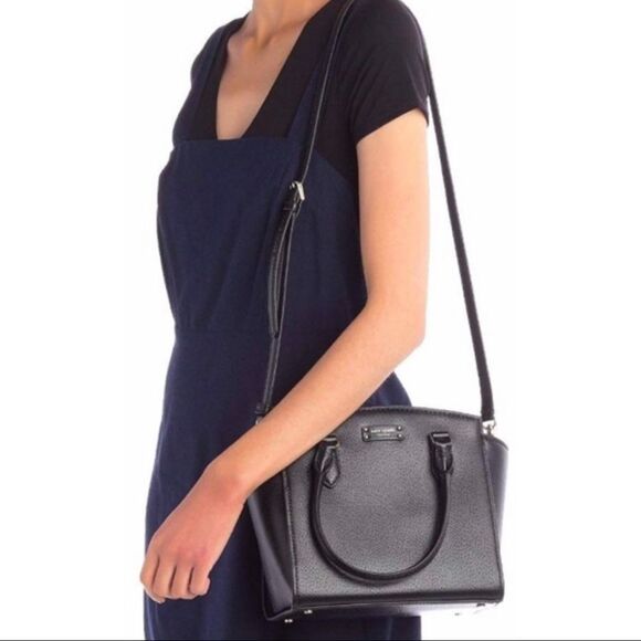 Kate Spade Black Small Jeanne Satchel W/O STRAP - Picture 1 of 7
